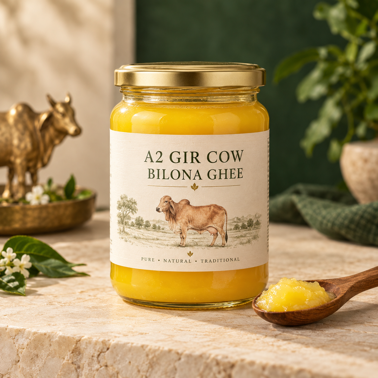 A2 Gir Cow Bilona Ghee (500g)