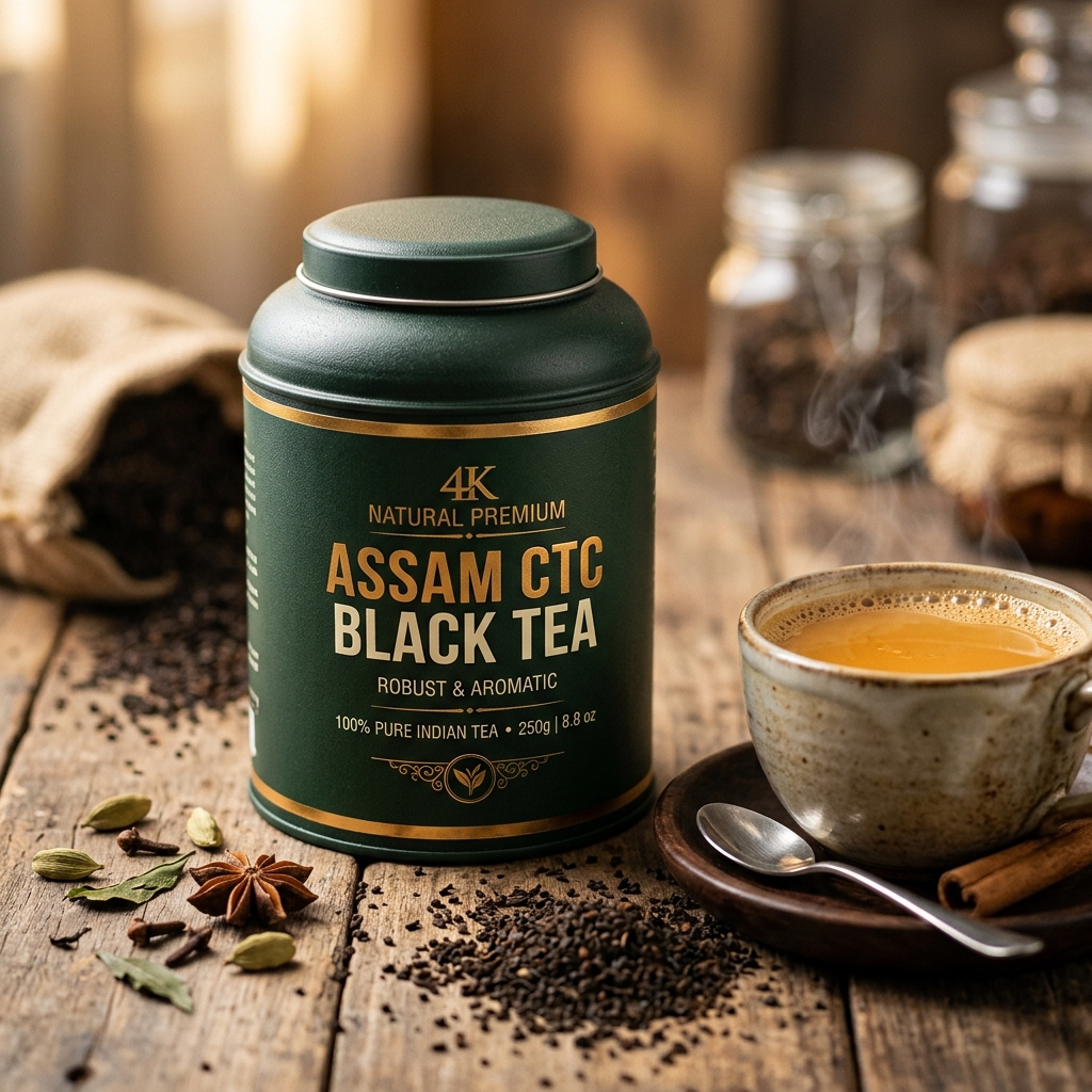 Premium Assam CTC Strong Black Tea (500g)
